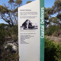 Princess Royal Fortress Coastal Defence Interpretative board