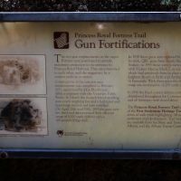 Princess Royal Fortress Coastal Defence Gun Fortifications Interpretative Board