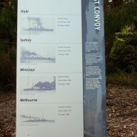 Convoy Memorial Walk Interpretative Board