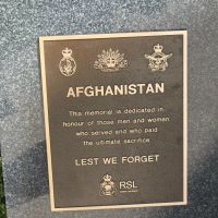 Afghanistan Plaque, 13/11/2023