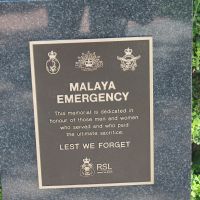 Malaya Emergency Plaque, 13/11/2023