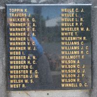 Tumbarumba Memorial Park WW2 Honour Roll
