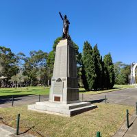 Leichhardt War Memorial, south western side, 15 December 2023