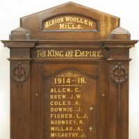 Albion Woollen Mills Honor Roll