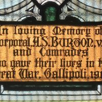 CPL A S Burton VC Memorial 