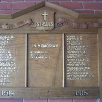 St Paul's Anglican Church Roll of Honour