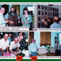 Federal Memorial Hall Commemorative & WW2 Honour Board Unveiling 7 November 1999