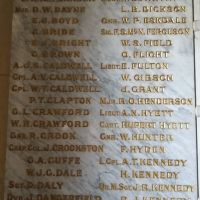 St Andrews Presbyterian (Uniting) Church Honor Roll