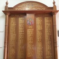 Violet St & Rae's Hill Schools Roll of Honor