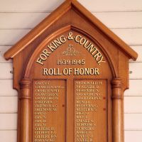 Garibaldi WW2 & Vietnam Roll of Honour