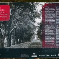 Ballarat AOH Overpass Information board two
