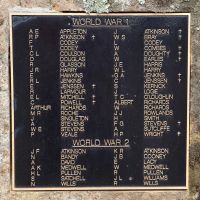 Cambrian Hill Memorial Stone Names Plaque