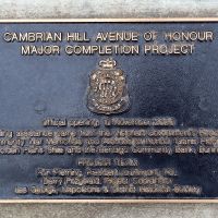 Cambrian Hill AOH Dedication Plaque