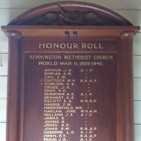 Kennington Methodist Church Honour Roll