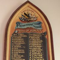 Eaglehawk Presbyterian Sunday School Roll of Honour