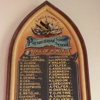Eaglehawk Presbyterian Sunday School Roll of Honour
