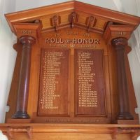 White Hills Methodist Church Roll of Honor