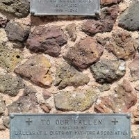 Weatherboard Road Cairn - Plaques