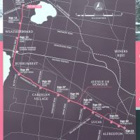 Overall Location of ON ROUTE Information Boards