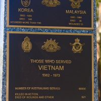 Plaques on the memorial
