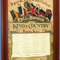 Specimen Hill Sunday School Roll of Honour