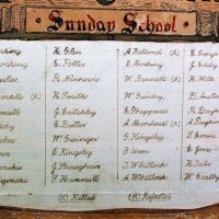 Specimen Hill Sunday School Roll of Honour