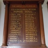 S.S. Strangways No 1538 Honor Roll