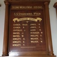S.S. Strangways No 1538 Honor Roll