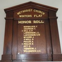 Winters Flat Methodist Church Honor Roll