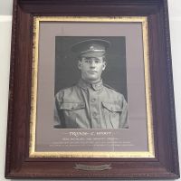Commemorative Portrait of Private C Wyatt (Meredith State School) in the collection of the Meredith Historical Interest Group