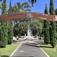 Entrance to Tatura War Memorial and Robert Mactier VC Memorial Gardens