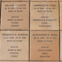 ANZAC Centenary Project, Kings Park, Stanley, Tasmania