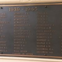 Yarra Street Methodist Church Honor Roll WW2