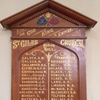 St Giles Presbyterian Church Honor Roll 2