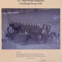 22nd Light Horse Regiment Chudleigh Troop Honour Board