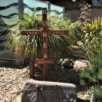 Korean Cross & Memorial Plaque