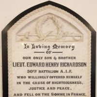 Lt Edward Henry Richardson Memorial