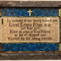 Lt Lewis Klug MM Memorial