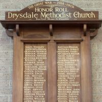 Drysdale Methodist Church Honor Roll