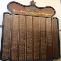 Royal Australian Garrison Artillery, Third Military District, Honor Roll