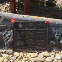 Korean Cross & Memorial Plaque