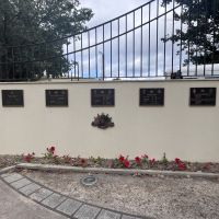 Far left side wall plaques: Boer War, First World War, Second World War, Korean War, Malayan Emergency, Indonesian Confrontation