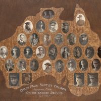 Unley Park Baptist Church Pictorial Memorial Board