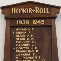 Newstead Methodist Church Honor Roll WW2
