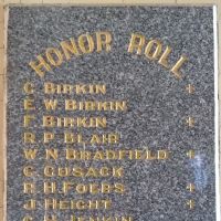 Newstead Co-Op Butter Factory Honor Roll
