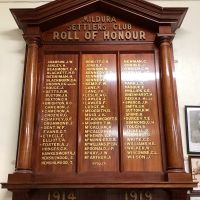 Mildura Settlers Club Roll of Honour