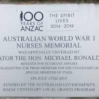 Australian WW1 Nurses Memorial (Mech Inst Hall)