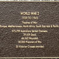 World War 2 Plaque