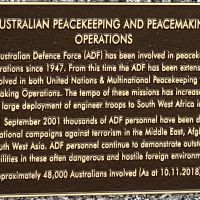 Peacekeeping Plaque