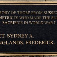 World War 1 Plaque